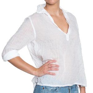 American Colors White Hamptons Pullover Small